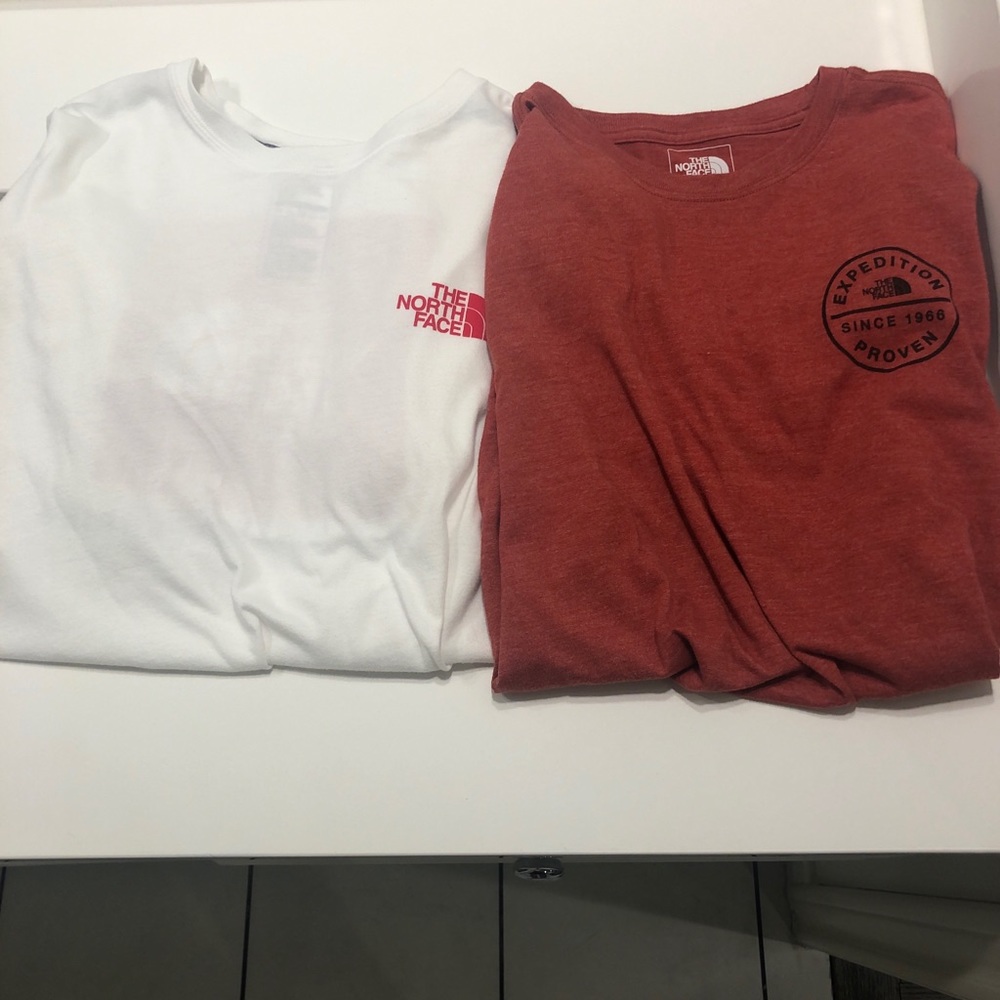 LOT of two North Face T Shirts